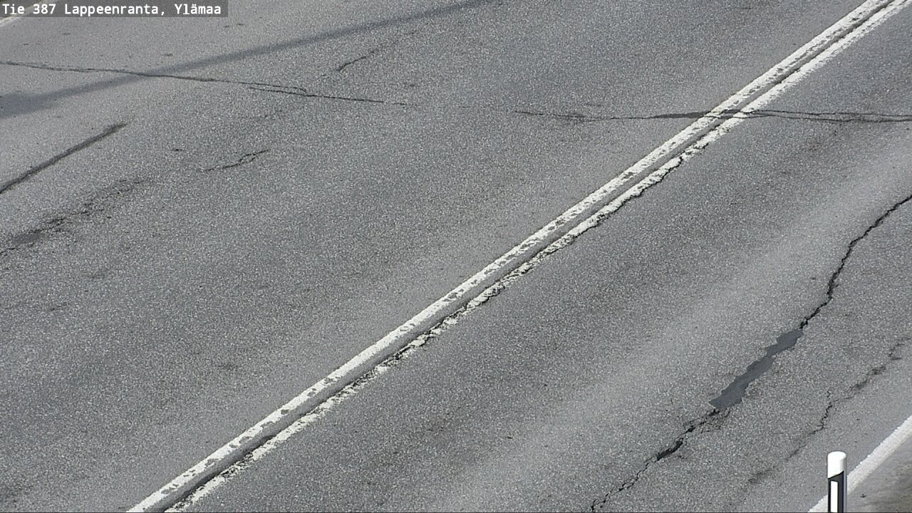 Weather Camera Image Väg 387 Villmarstrand, Ylämaa, Lappeenranta, Etelä-Karjala