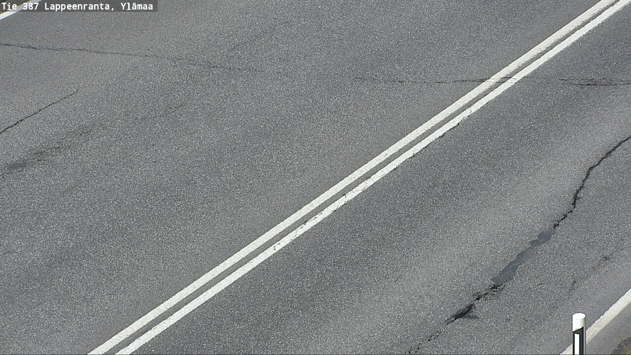 Weather Camera Image Road 387 Lappeenranta, Ylämaa, Lappeenranta, Etelä-Karjala