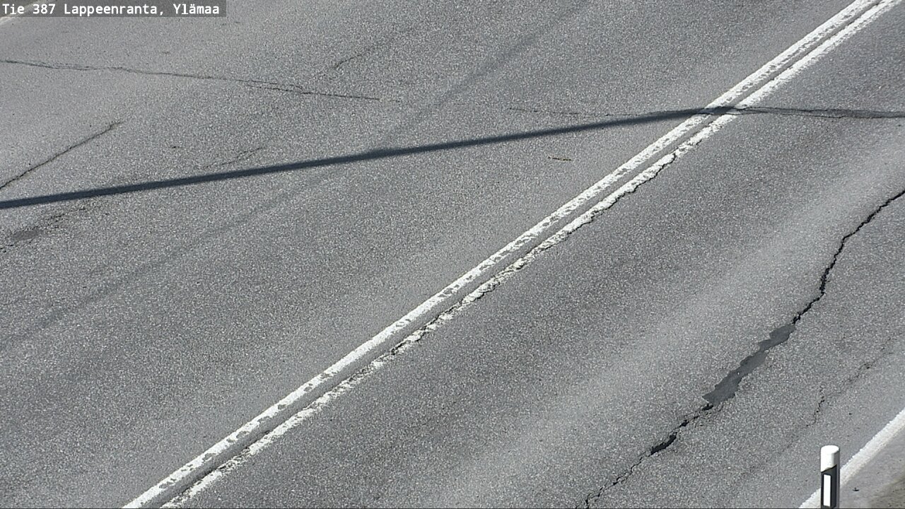 Weather Camera Image Väg 387 Villmarstrand, Ylämaa, Lappeenranta, Etelä-Karjala