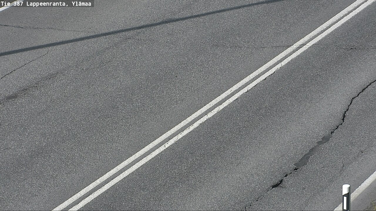Weather Camera Image Road 387 Lappeenranta, Ylämaa, Lappeenranta, Etelä-Karjala