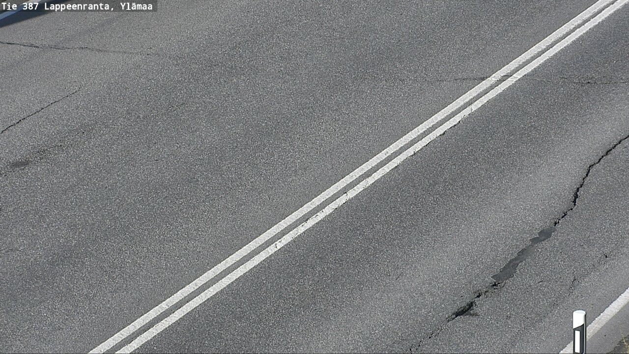 Weather Camera Image Road 387 Lappeenranta, Ylämaa, Lappeenranta, Etelä-Karjala