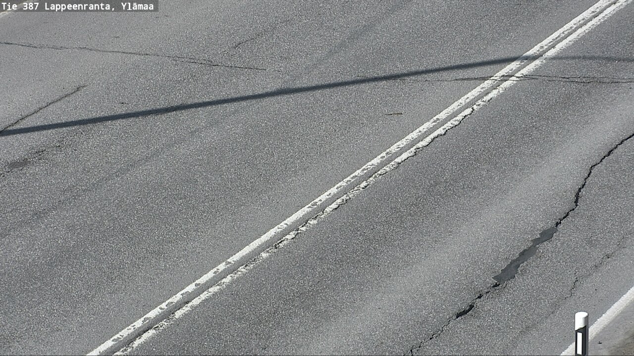 Weather Camera Image Väg 387 Villmarstrand, Ylämaa, Lappeenranta, Etelä-Karjala