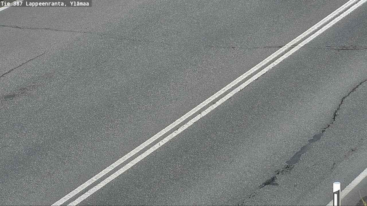Weather Camera Image Road 387 Lappeenranta, Ylämaa, Lappeenranta, Etelä-Karjala