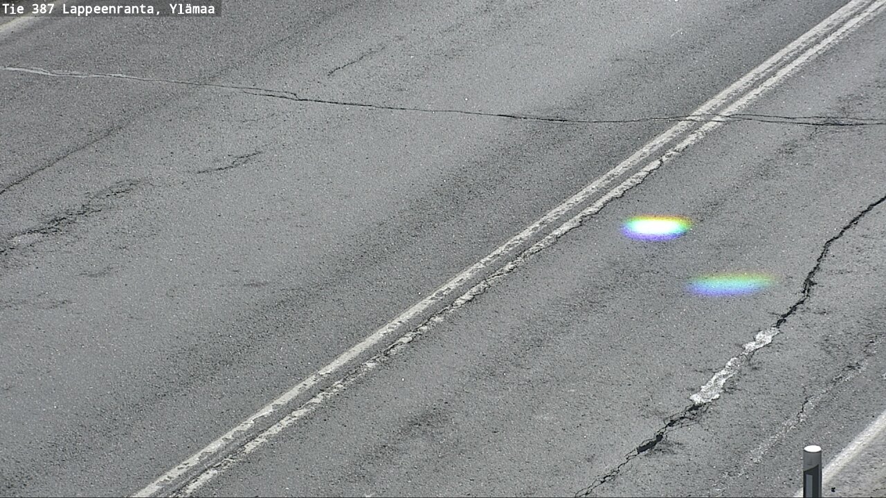 Weather Camera Image Väg 387 Villmarstrand, Ylämaa, Lappeenranta, Etelä-Karjala