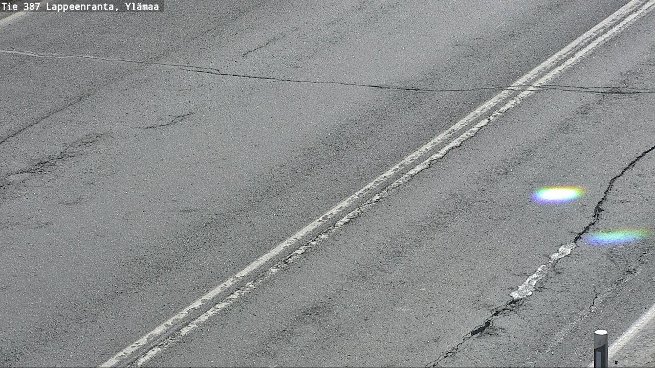 Weather Camera Image Väg 387 Villmarstrand, Ylämaa, Lappeenranta, Etelä-Karjala