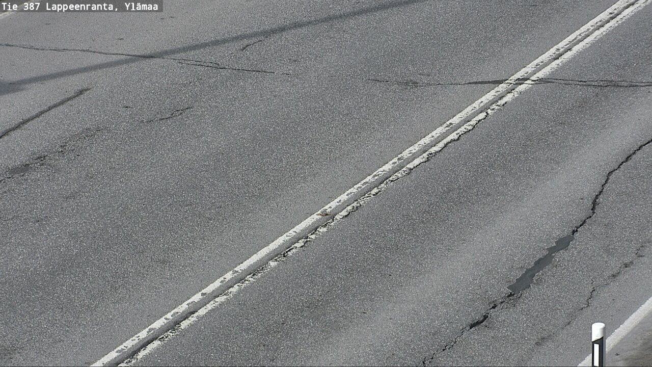 Weather Camera Image Väg 387 Villmarstrand, Ylämaa, Lappeenranta, Etelä-Karjala