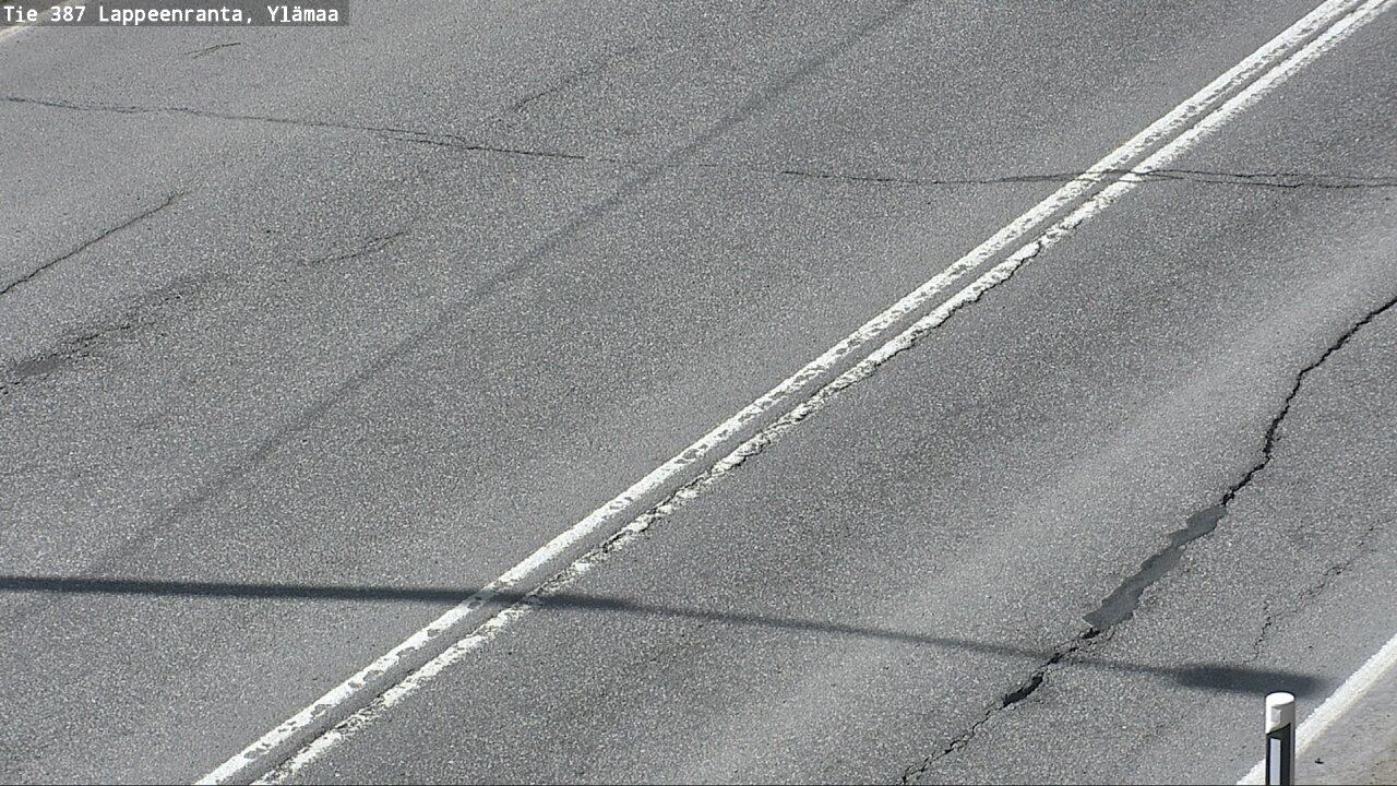 Weather Camera Image Väg 387 Villmarstrand, Ylämaa, Lappeenranta, Etelä-Karjala