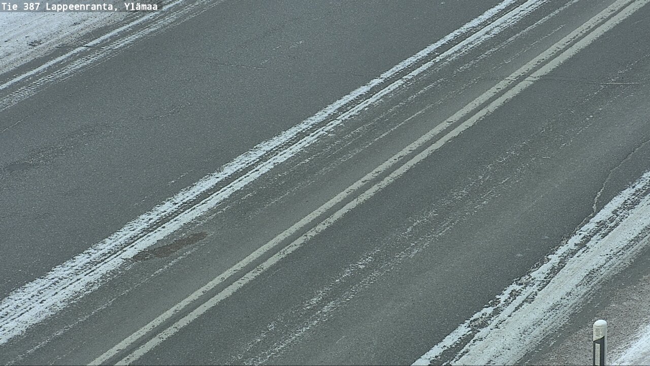 Weather Camera Image Road 387 Lappeenranta, Ylämaa, Lappeenranta, Etelä-Karjala