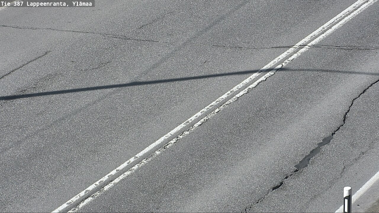 Weather Camera Image Väg 387 Villmarstrand, Ylämaa, Lappeenranta, Etelä-Karjala