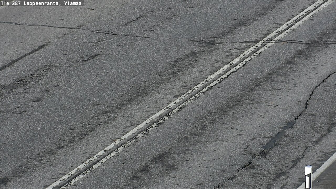 Weather Camera Image Väg 387 Villmarstrand, Ylämaa, Lappeenranta, Etelä-Karjala
