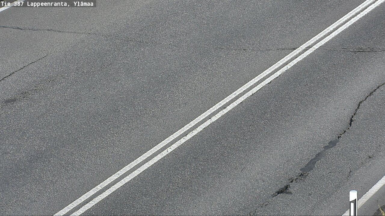 Weather Camera Image Road 387 Lappeenranta, Ylämaa, Lappeenranta, Etelä-Karjala
