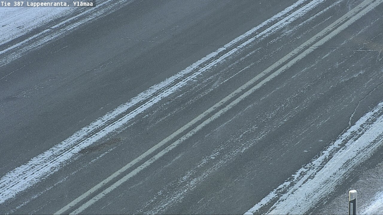 Weather Camera Image Road 387 Lappeenranta, Ylämaa, Lappeenranta, Etelä-Karjala