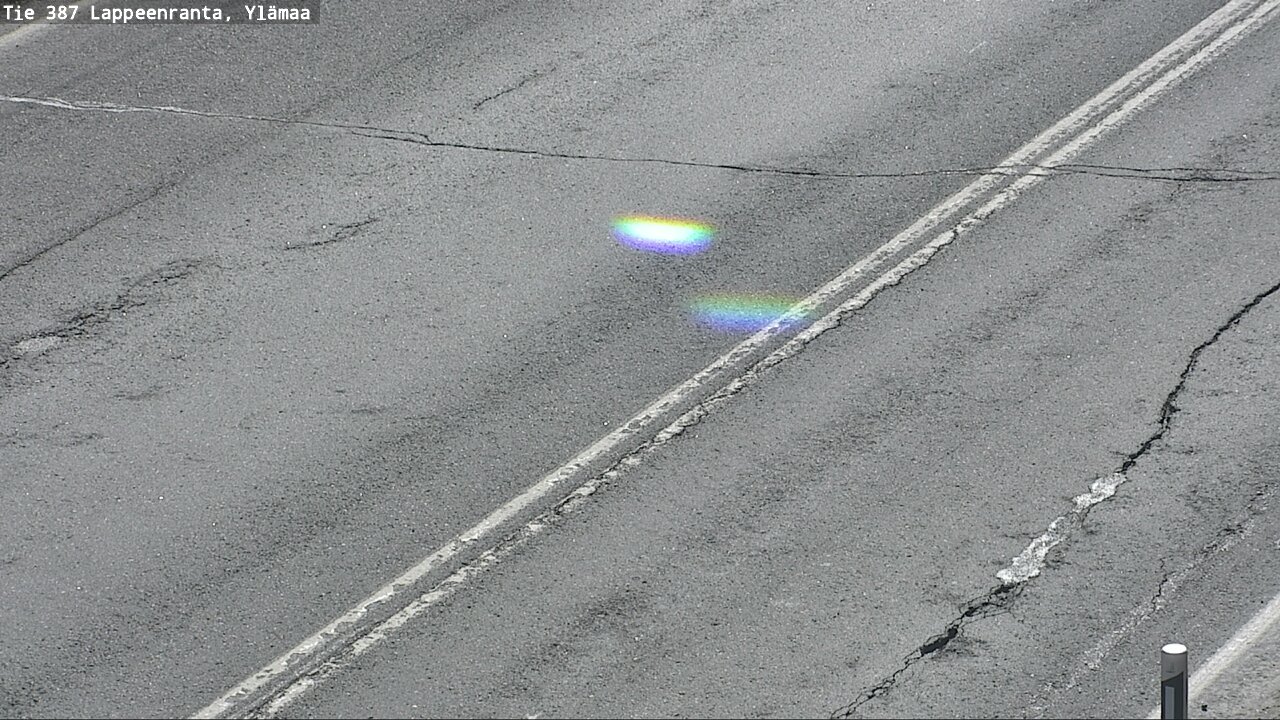Weather Camera Image Väg 387 Villmarstrand, Ylämaa, Lappeenranta, Etelä-Karjala