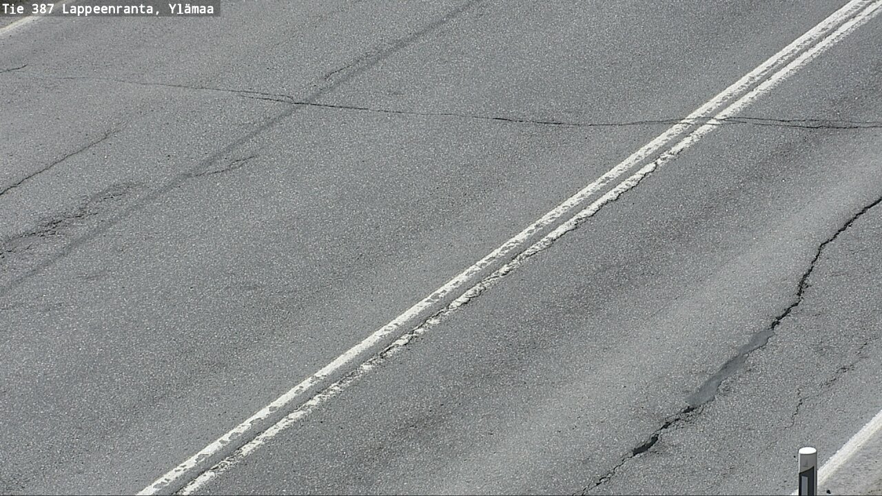 Weather Camera Image Väg 387 Villmarstrand, Ylämaa, Lappeenranta, Etelä-Karjala