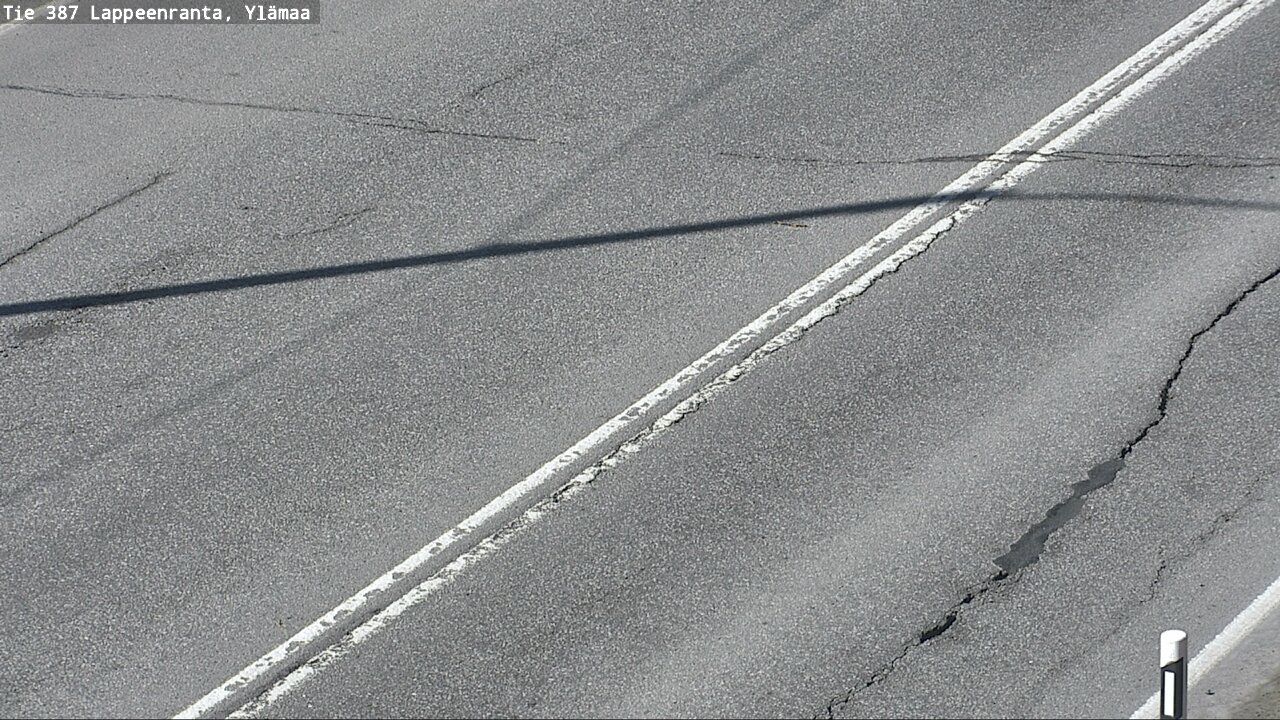 Weather Camera Image Väg 387 Villmarstrand, Ylämaa, Lappeenranta, Etelä-Karjala
