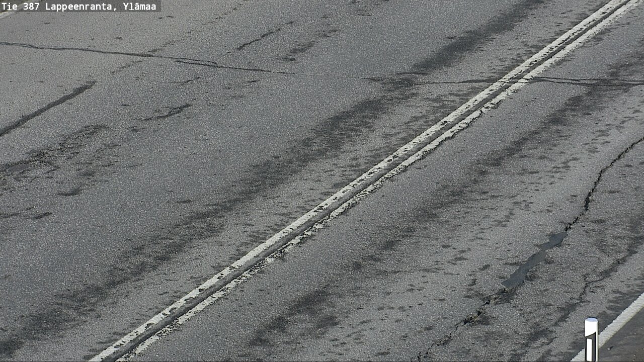 Weather Camera Image Väg 387 Villmarstrand, Ylämaa, Lappeenranta, Etelä-Karjala