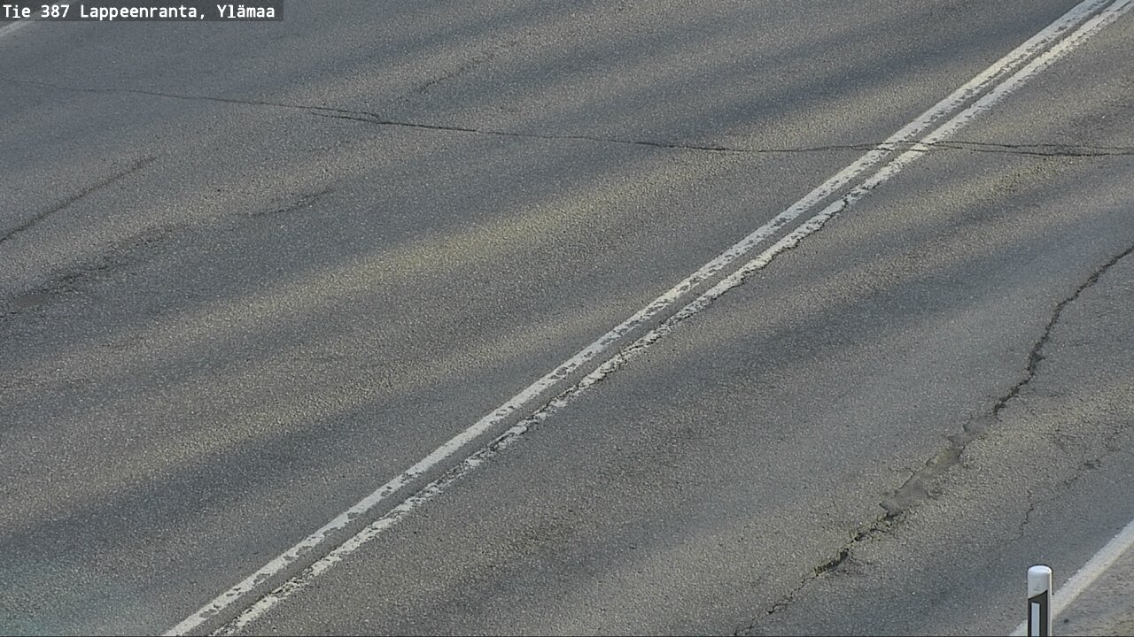 Weather Camera Image Väg 387 Villmarstrand, Ylämaa, Lappeenranta, Etelä-Karjala