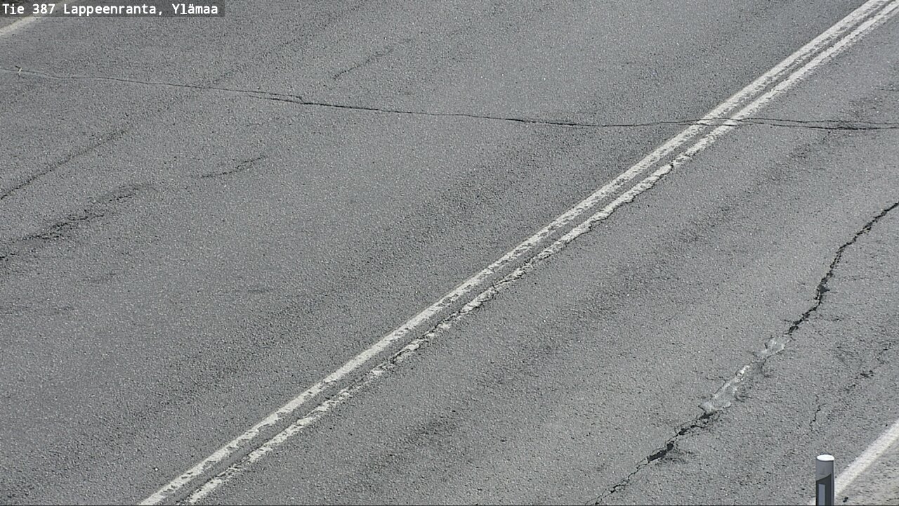 Weather Camera Image Väg 387 Villmarstrand, Ylämaa, Lappeenranta, Etelä-Karjala