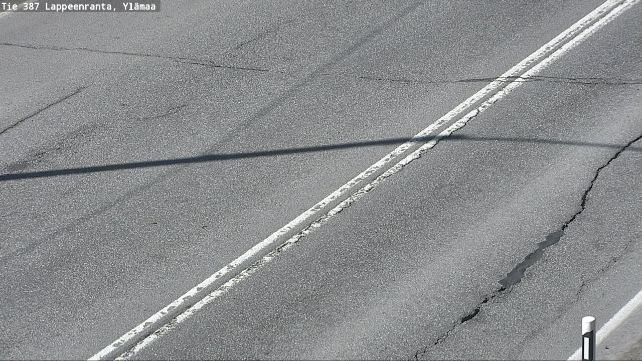 Weather Camera Image Väg 387 Villmarstrand, Ylämaa, Lappeenranta, Etelä-Karjala