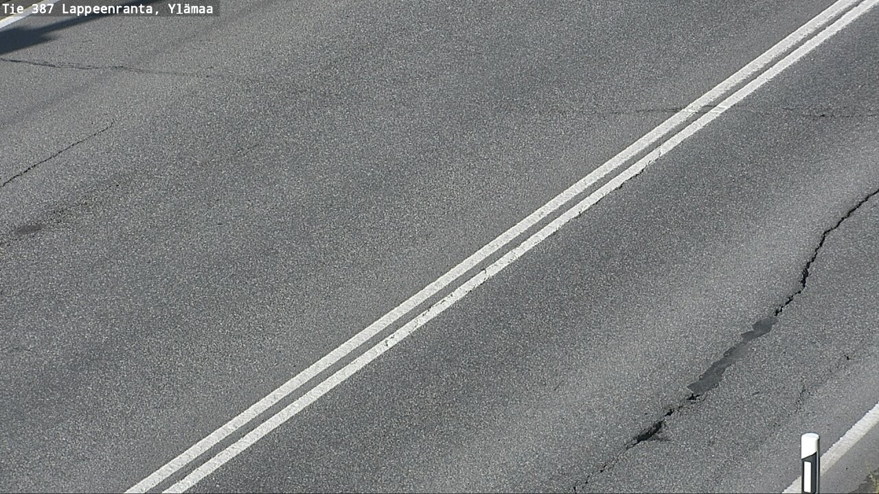 Weather Camera Image Road 387 Lappeenranta, Ylämaa, Lappeenranta, Etelä-Karjala