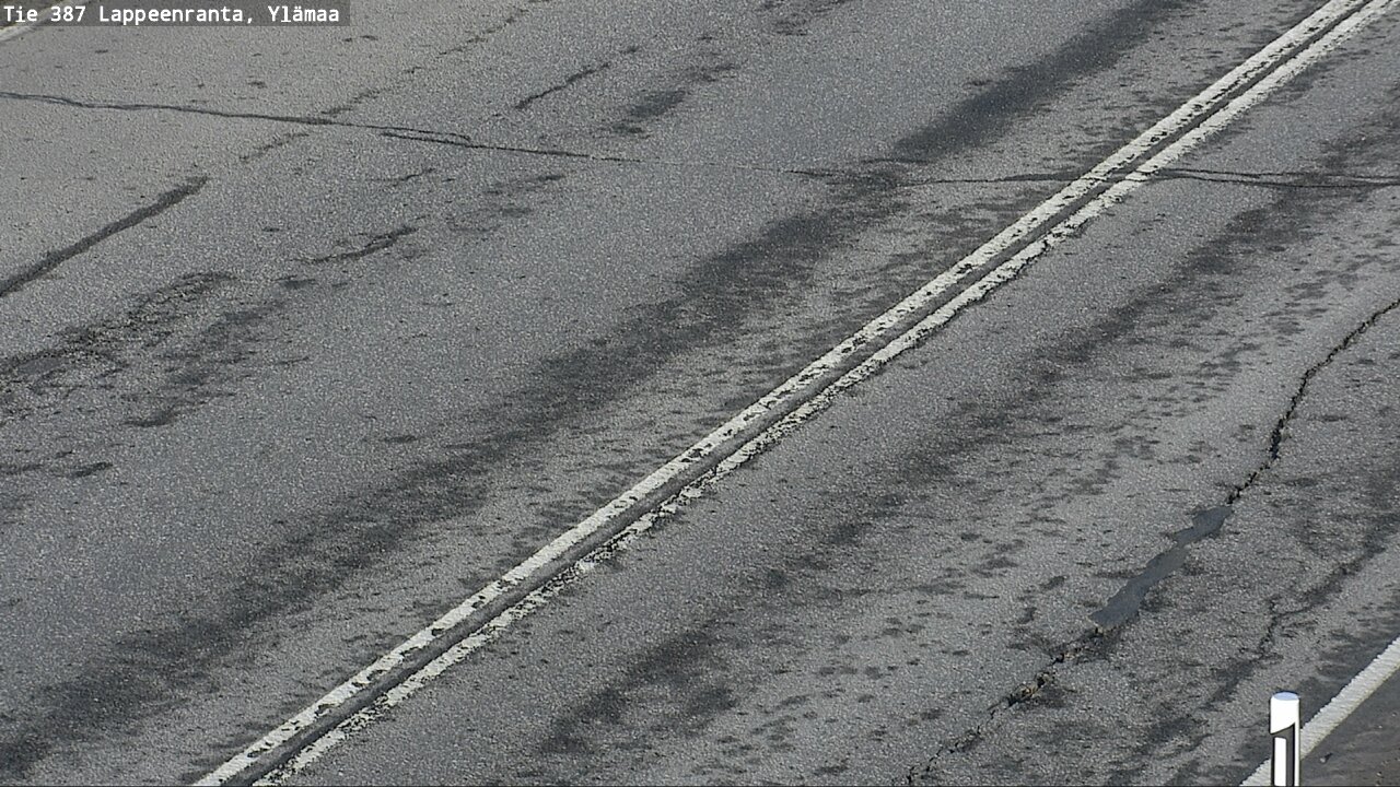 Weather Camera Image Väg 387 Villmarstrand, Ylämaa, Lappeenranta, Etelä-Karjala