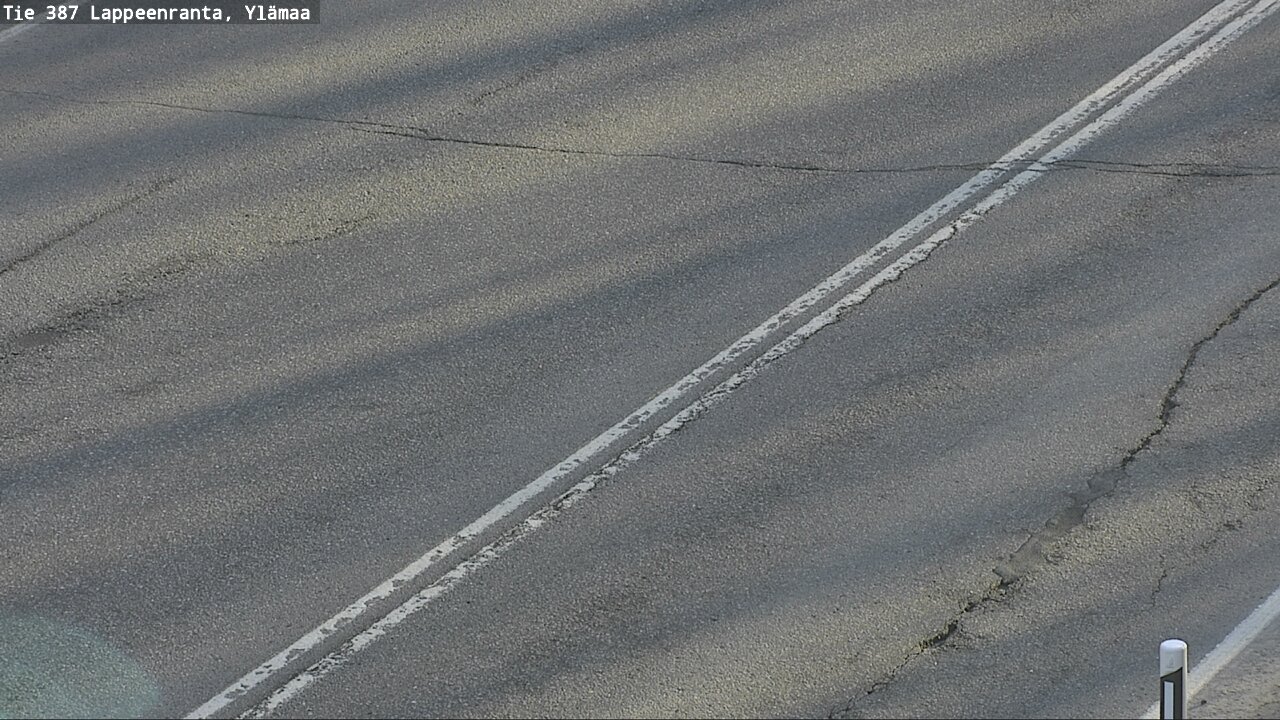 Weather Camera Image Väg 387 Villmarstrand, Ylämaa, Lappeenranta, Etelä-Karjala