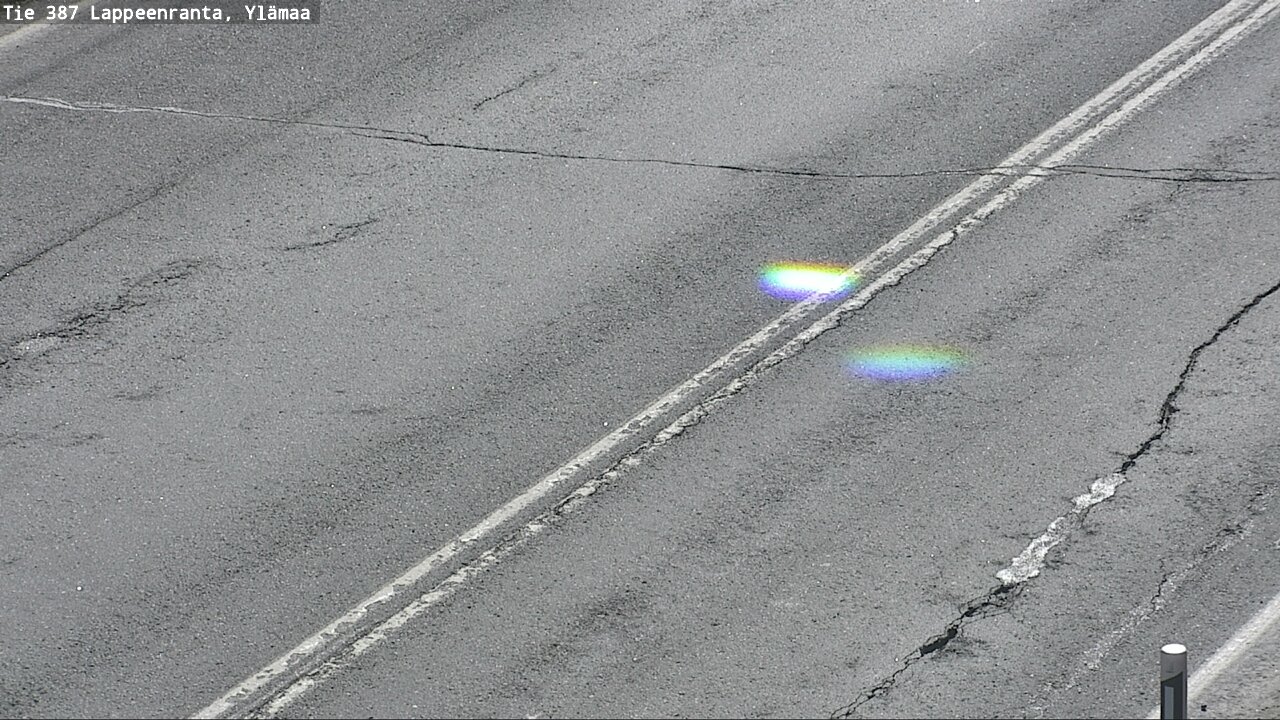 Weather Camera Image Väg 387 Villmarstrand, Ylämaa, Lappeenranta, Etelä-Karjala