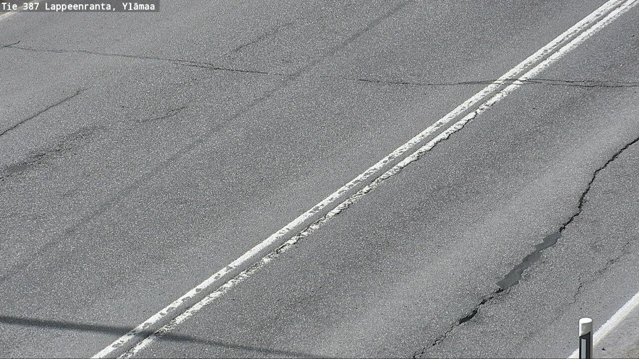Weather Camera Image Väg 387 Villmarstrand, Ylämaa, Lappeenranta, Etelä-Karjala