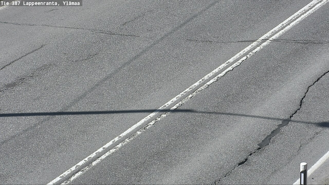 Weather Camera Image Väg 387 Villmarstrand, Ylämaa, Lappeenranta, Etelä-Karjala