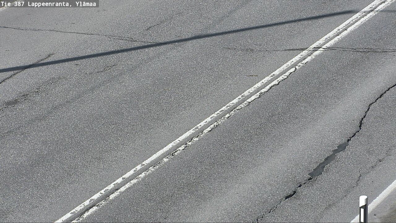 Weather Camera Image Väg 387 Villmarstrand, Ylämaa, Lappeenranta, Etelä-Karjala
