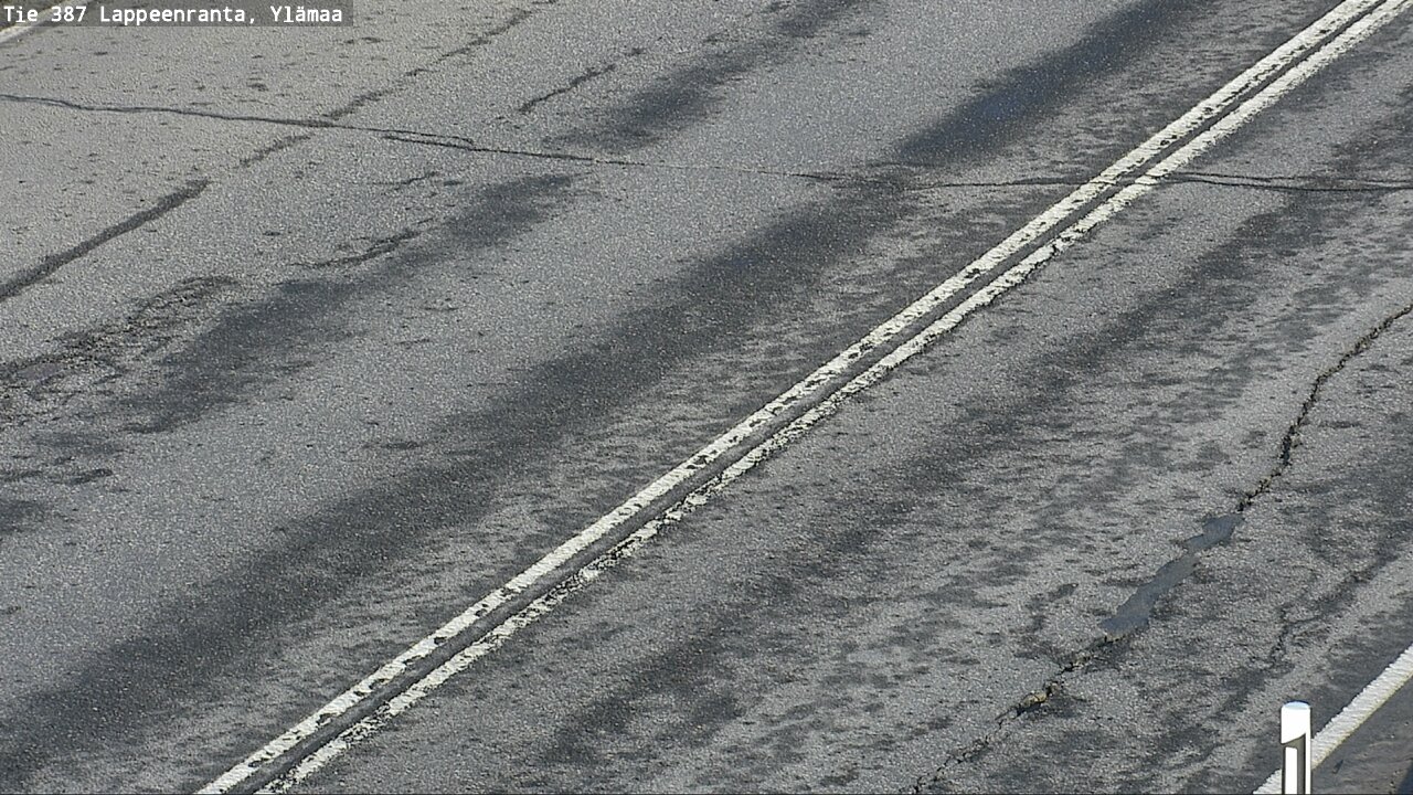 Weather Camera Image Väg 387 Villmarstrand, Ylämaa, Lappeenranta, Etelä-Karjala