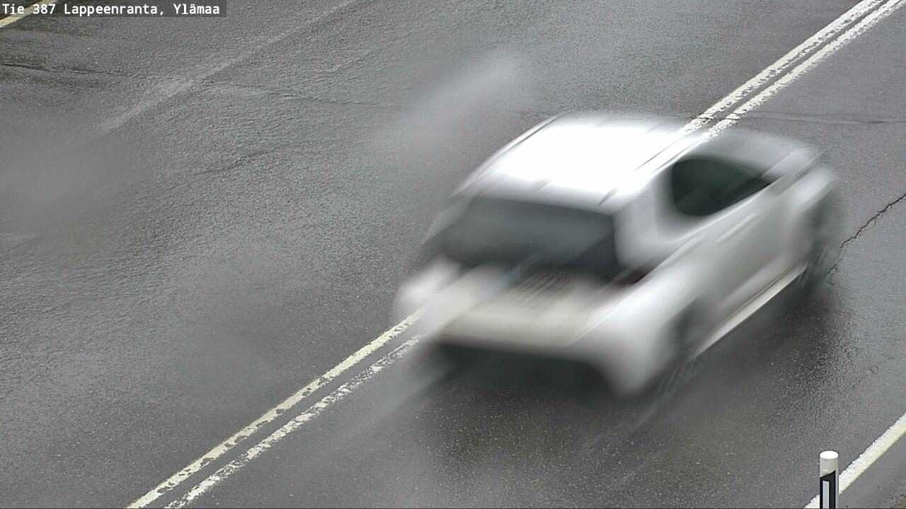 Weather Camera Image Väg 387 Villmarstrand, Ylämaa, Lappeenranta, Etelä-Karjala