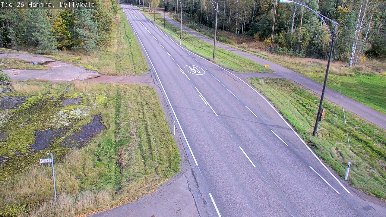 Kelikamerat Kuva Tie 26 Hamina, Myllykylä, Hamina, Kymenlaakso