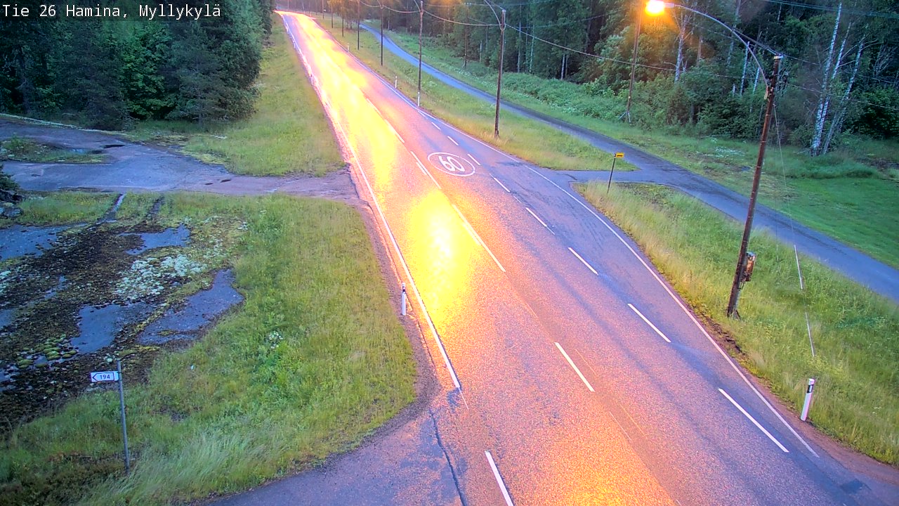 Kelikamerat Kuva Tie 26 Hamina, Myllykylä, Hamina, Kymenlaakso