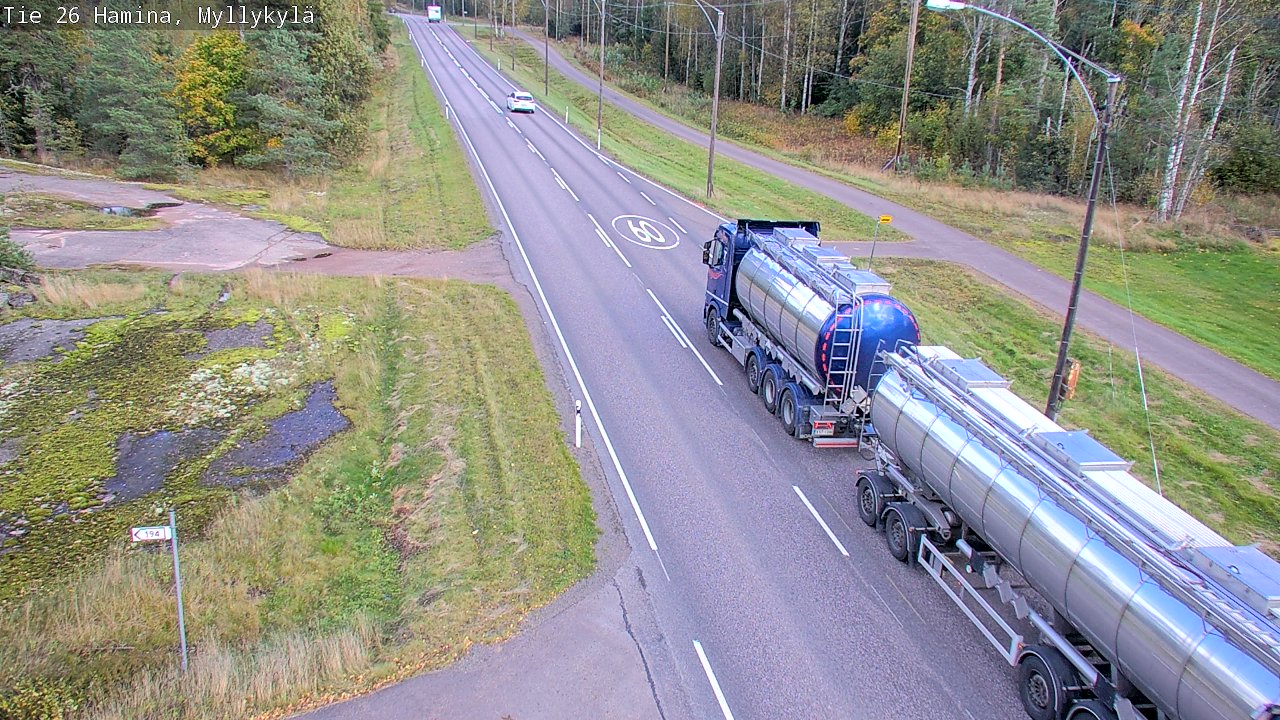 Kelikamerat Kuva Tie 26 Hamina, Myllykylä, Hamina, Kymenlaakso