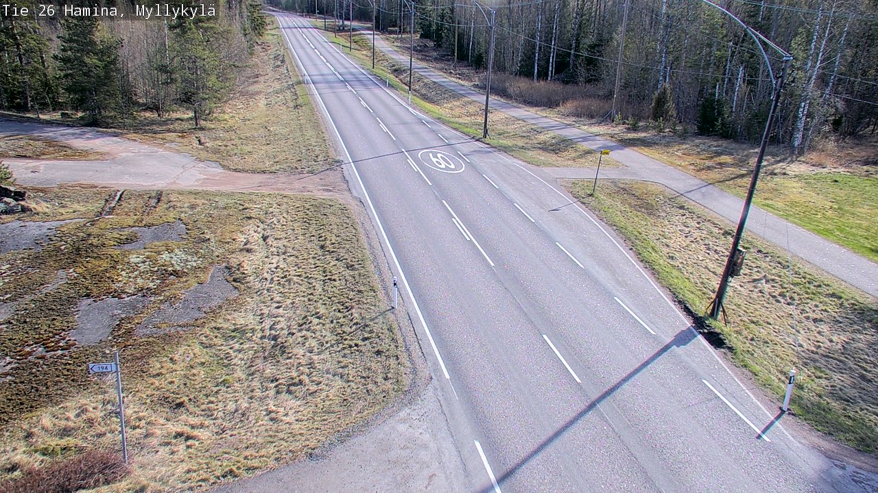 Kelikamerat Kuva Tie 26 Hamina, Myllykylä, Hamina, Kymenlaakso
