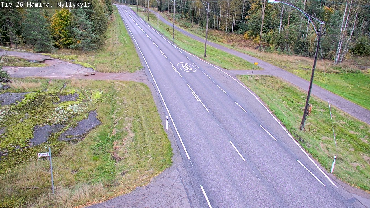 Kelikamerat Kuva Tie 26 Hamina, Myllykylä, Hamina, Kymenlaakso