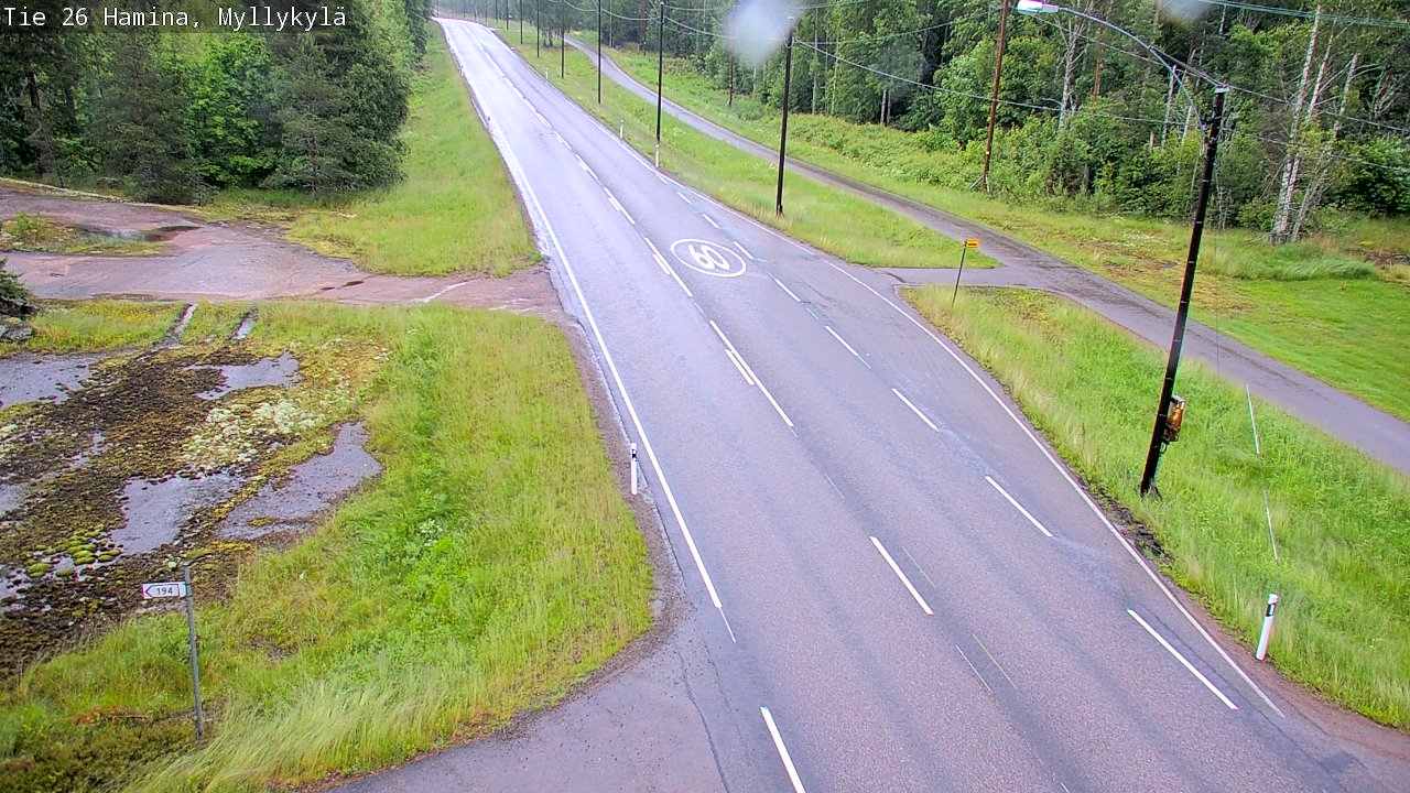 Kelikamerat Kuva Tie 26 Hamina, Myllykylä, Hamina, Kymenlaakso