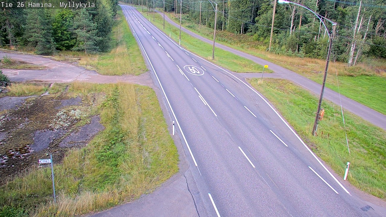 Kelikamerat Kuva Tie 26 Hamina, Myllykylä, Hamina, Kymenlaakso