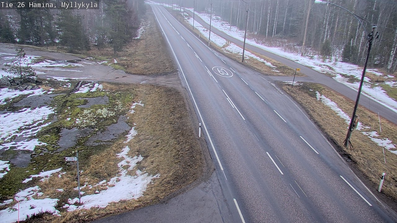 Kelikamerat Kuva Tie 26 Hamina, Myllykylä, Hamina, Kymenlaakso