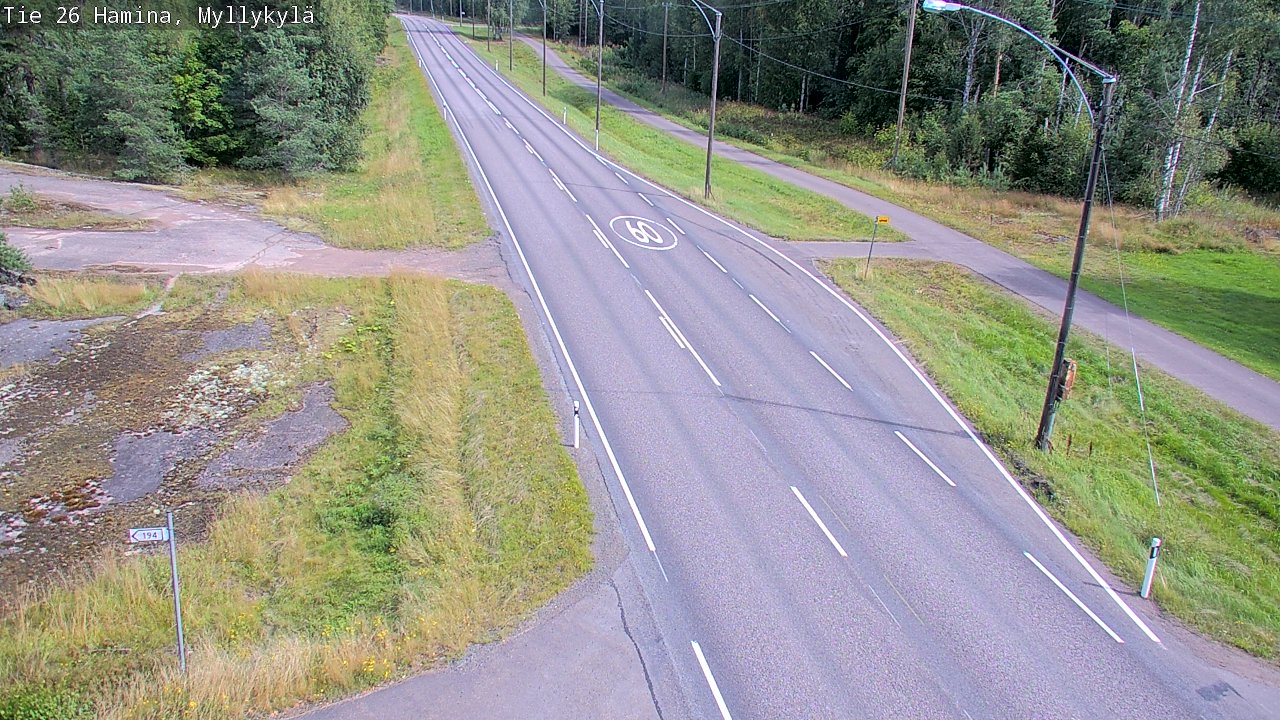Kelikamerat Kuva Tie 26 Hamina, Myllykylä, Hamina, Kymenlaakso