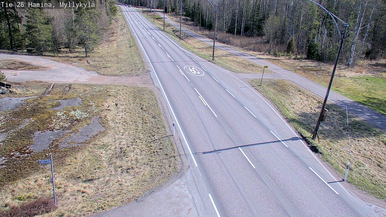 Kelikamerat Kuva Tie 26 Hamina, Myllykylä, Hamina, Kymenlaakso