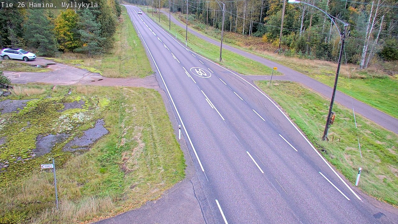 Kelikamerat Kuva Tie 26 Hamina, Myllykylä, Hamina, Kymenlaakso