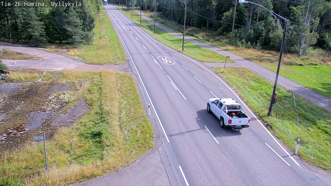 Kelikamerat Kuva Tie 26 Hamina, Myllykylä, Hamina, Kymenlaakso
