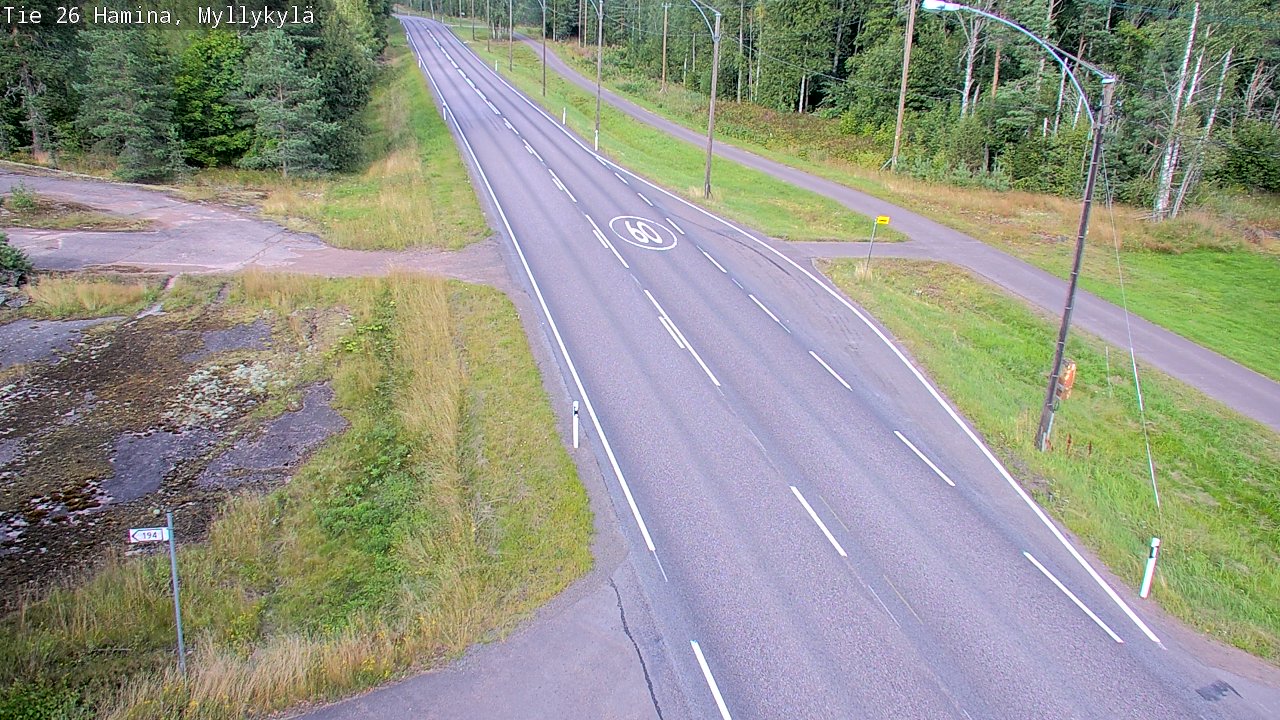 Kelikamerat Kuva Tie 26 Hamina, Myllykylä, Hamina, Kymenlaakso