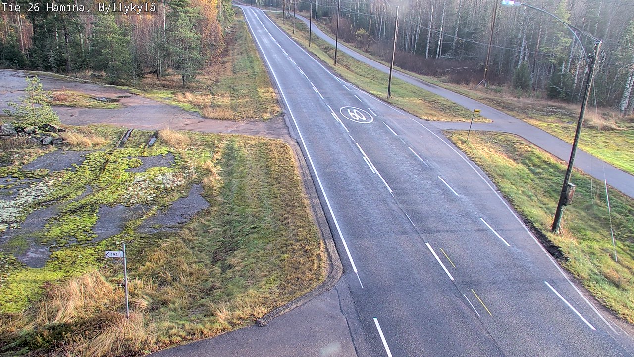 Kelikamerat Kuva Tie 26 Hamina, Myllykylä, Hamina, Kymenlaakso