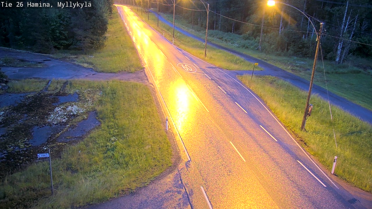 Kelikamerat Kuva Tie 26 Hamina, Myllykylä, Hamina, Kymenlaakso