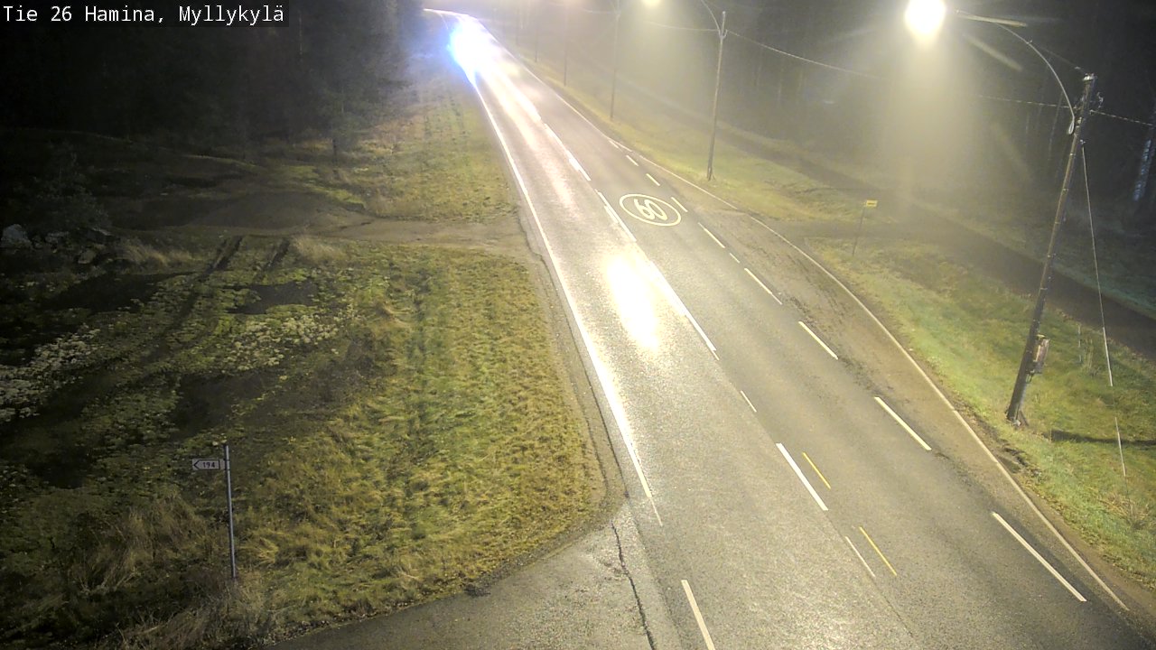 Kelikamerat Kuva Tie 26 Hamina, Myllykylä, Hamina, Kymenlaakso