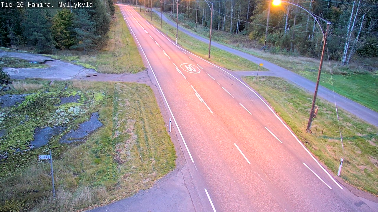 Kelikamerat Kuva Tie 26 Hamina, Myllykylä, Hamina, Kymenlaakso