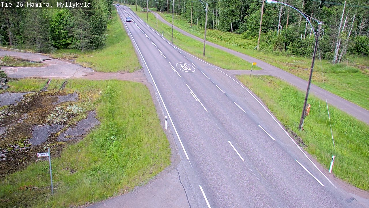 Kelikamerat Kuva Tie 26 Hamina, Myllykylä, Hamina, Kymenlaakso